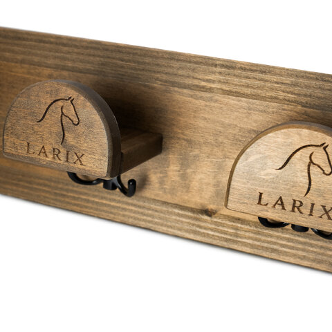 LARIX Wieszak na dwa ogłowia