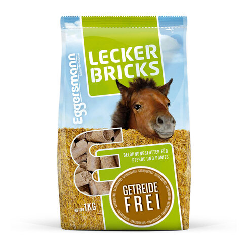 Lecker Bricks Getreidefrei smakołyki bezzbożowe dla koni 1kg