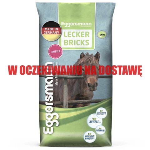 Lecker Bricks Malinowe przysmaki dla koni 25kg
