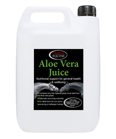 Omega Aloe Juice- Sok z aloesu dla koni 100% 5L