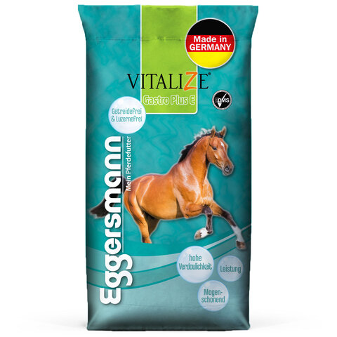 Vitalize Gastro Plus E- bezzbożowa pasza dla koni bez lucerny i soi 20 kg 